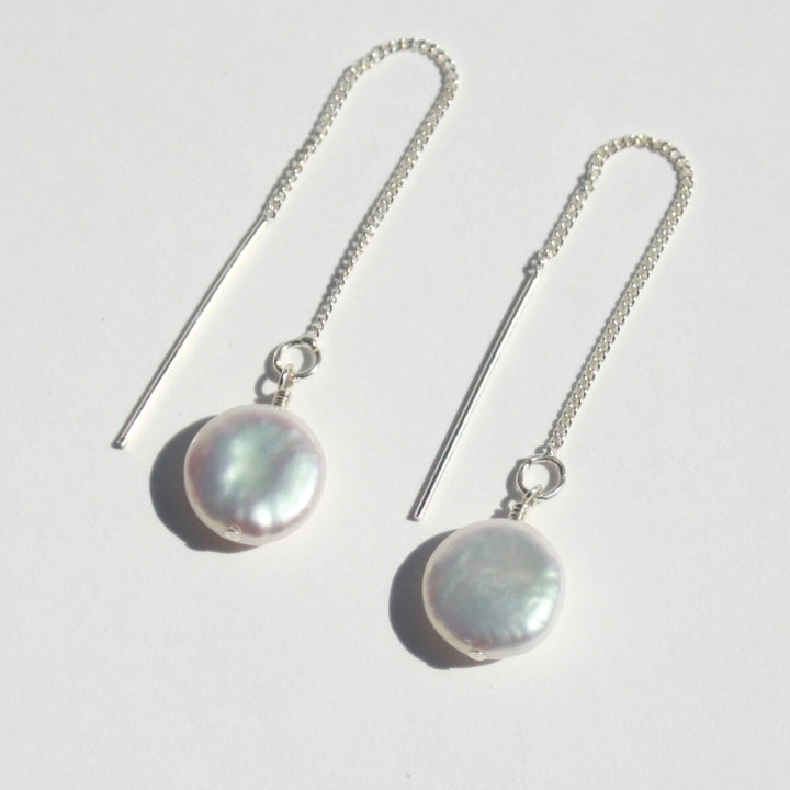 Pearl Threader Earrings