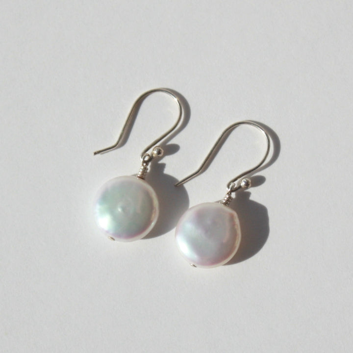 Coin Pearl Earrings