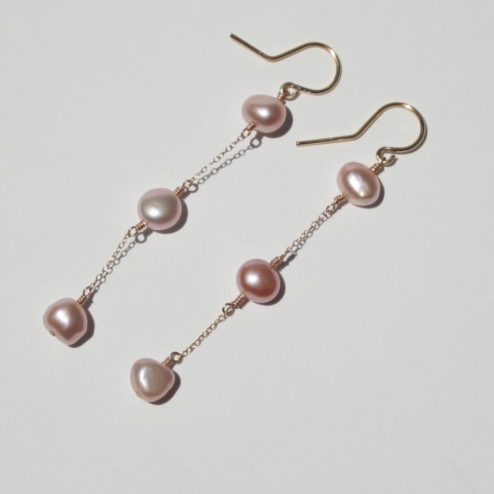 Pearl Drop Dangling Earrings