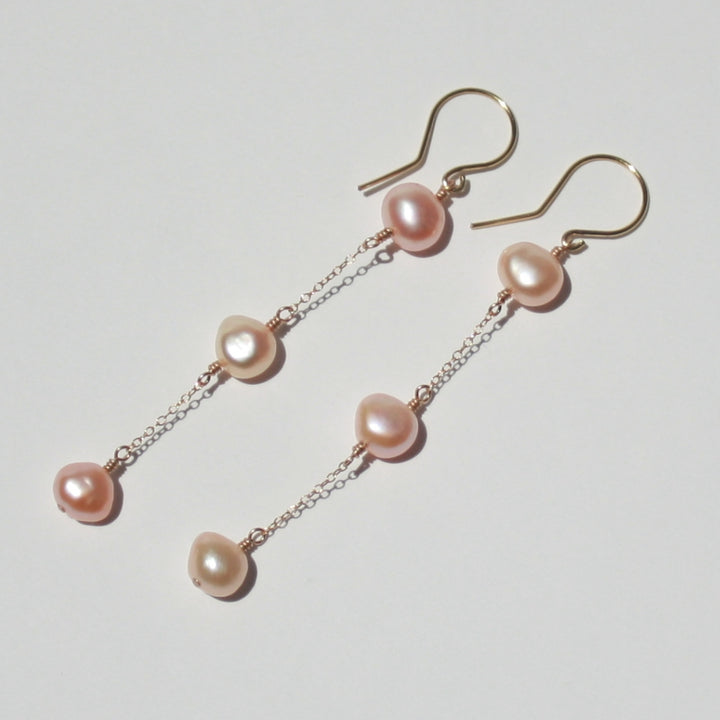 Pearl Drop Dangling Earrings