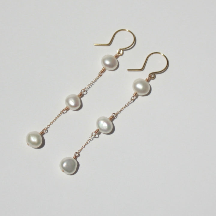 Pearl Drop Dangling Earrings