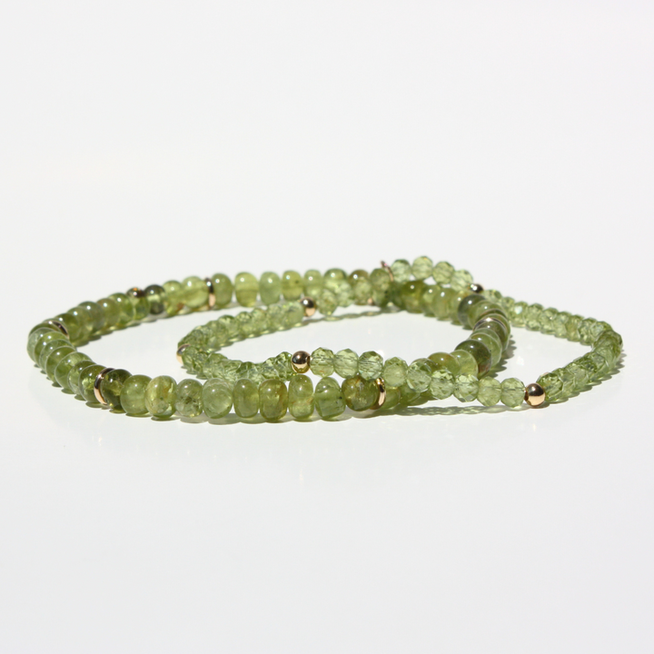 Peridot Birthstone Bracelet