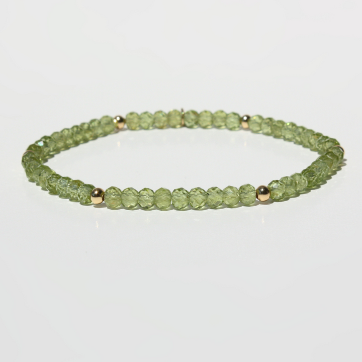 Peridot Birthstone Bracelet