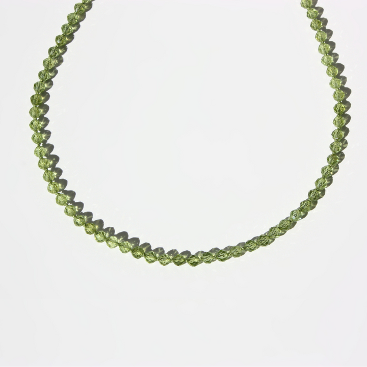 Peridot necklace - August Birthstone