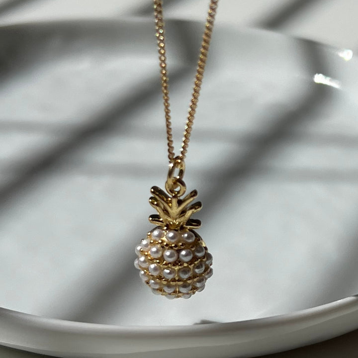 Pineapple Pearl Necklace