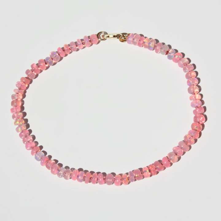 Pink Ethiopian Opal Bracelet