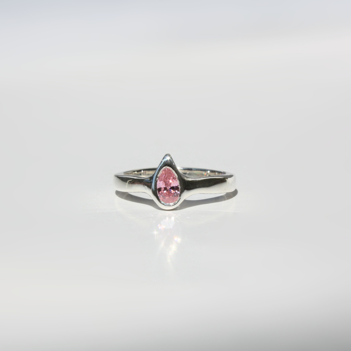 Pear Gemstone Ring