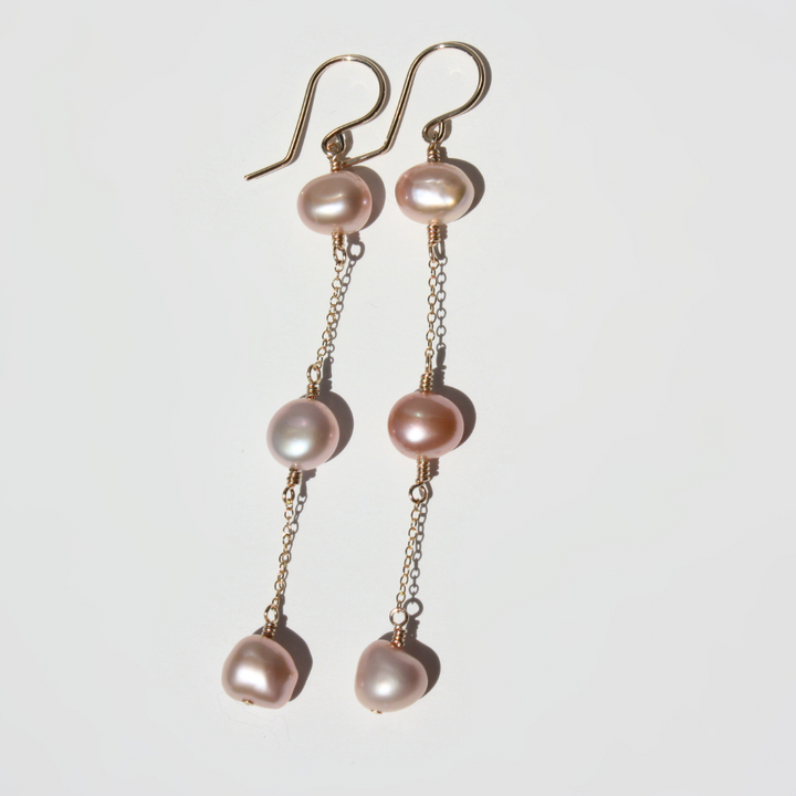 Pearl Drop Dangling Earrings