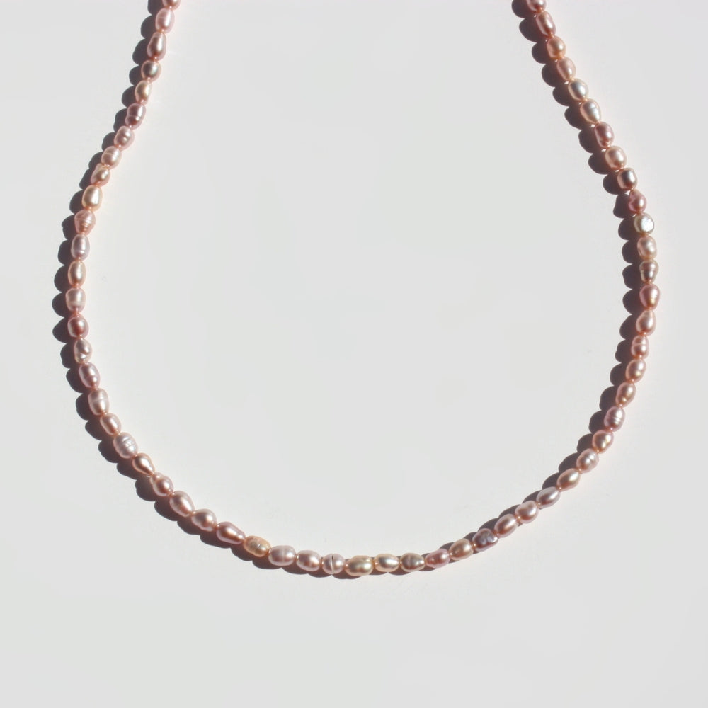 Pink Pearl Necklace