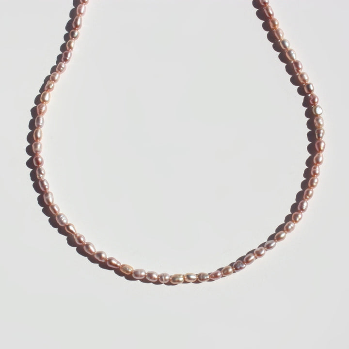 Pink Pearl Necklace