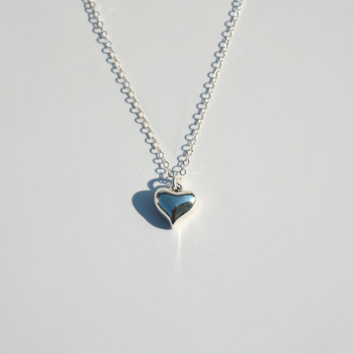 Puffed Heart Necklace
