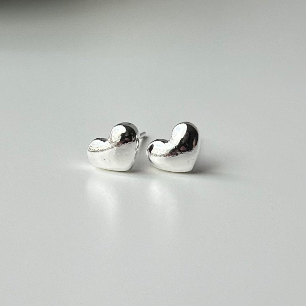 Heart Stud Earrings