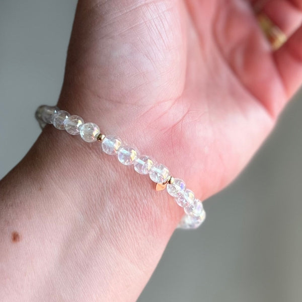 Rainbow Clear Quartz Bracelet