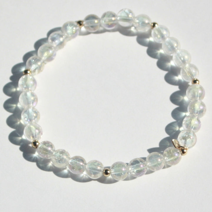 Rainbow Clear Quartz Bracelet