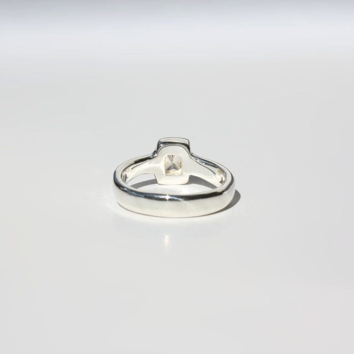 Rectangle Gemstone Ring