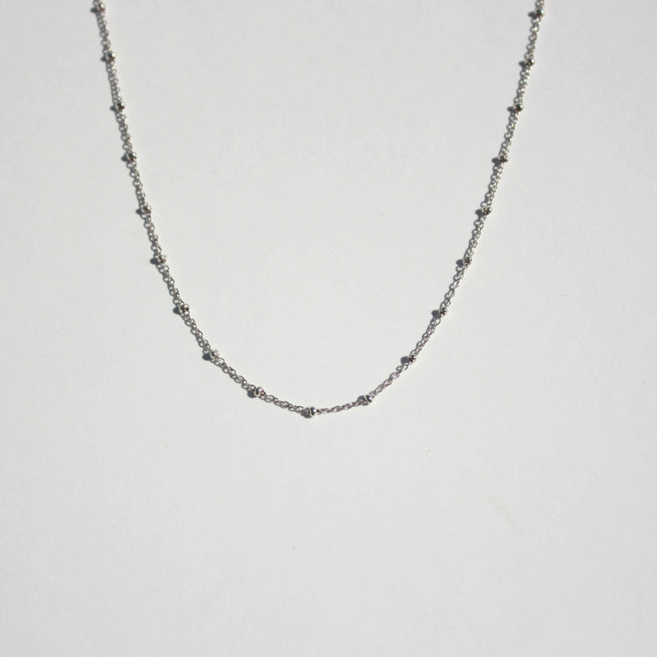 Satellite Chain Necklace Silver