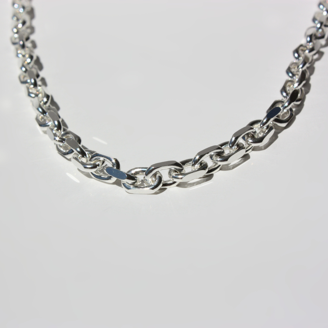 Cable Link Chain Mens Necklace