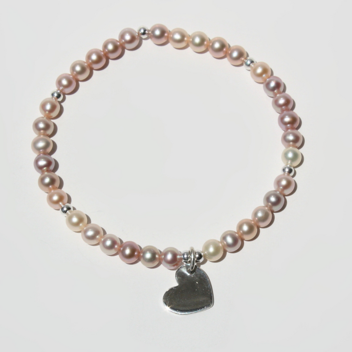 Silver Pearl Bracelet