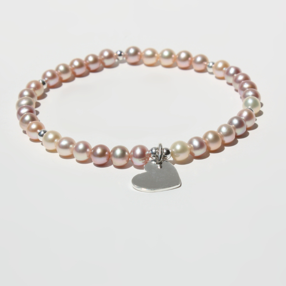 Silver Pearl Bracelet