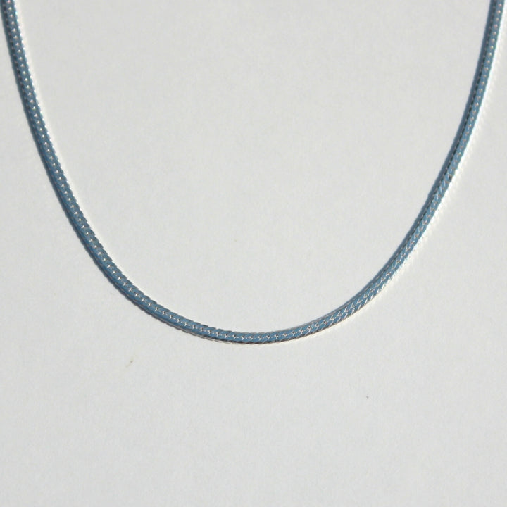 Herringbone Necklace Silver