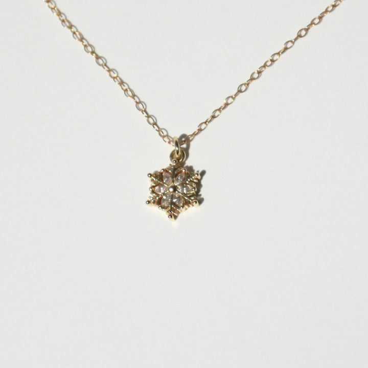 Snowflake Diamond Necklace