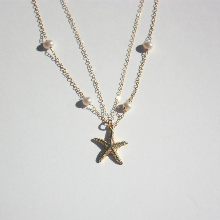 Pearl Station Necklace