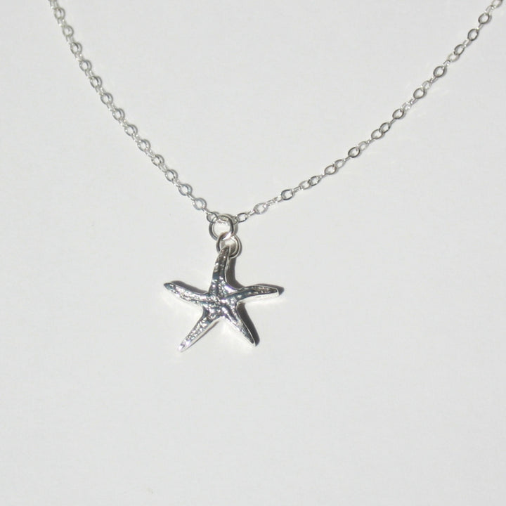 Starfish Necklace Silver