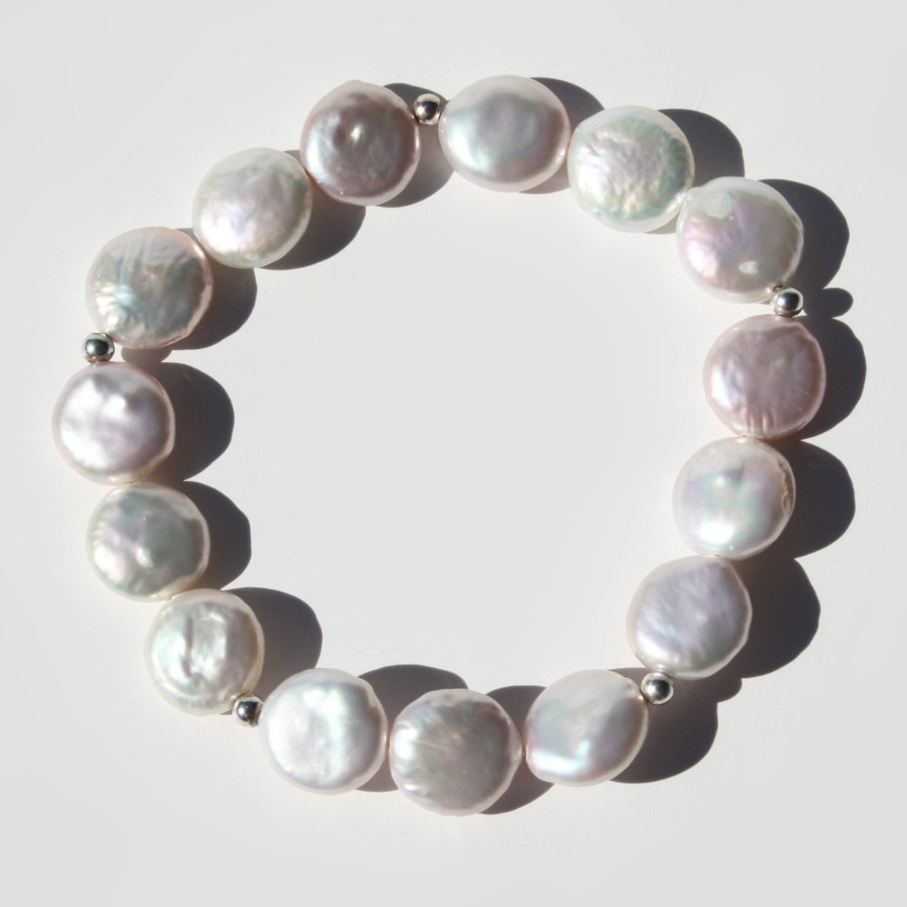 Pearl Coin Bracelet