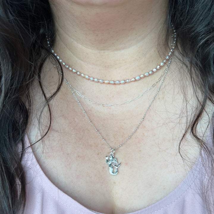 Pink Pearl Necklace