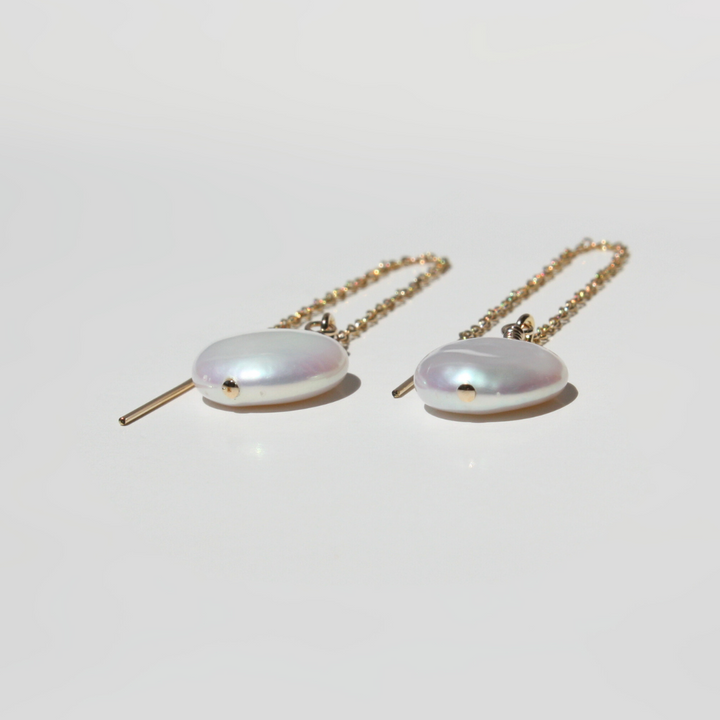 Pearl Threader Earrings