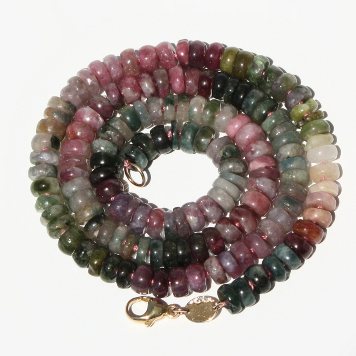 Tourmaline Necklace Gold