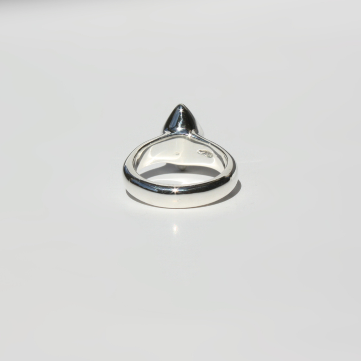 Double Triangle Gemstone Ring