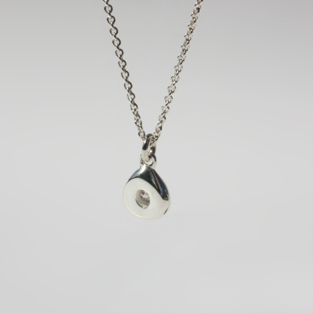 Trillion Cut Pendant Necklace