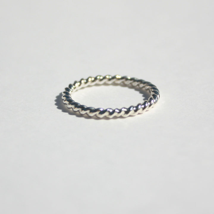 Twist Ring Silver