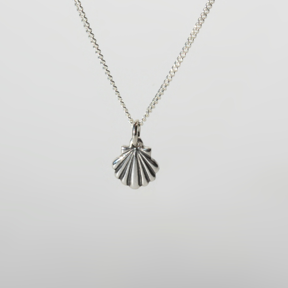 Seashell Necklace Silver
