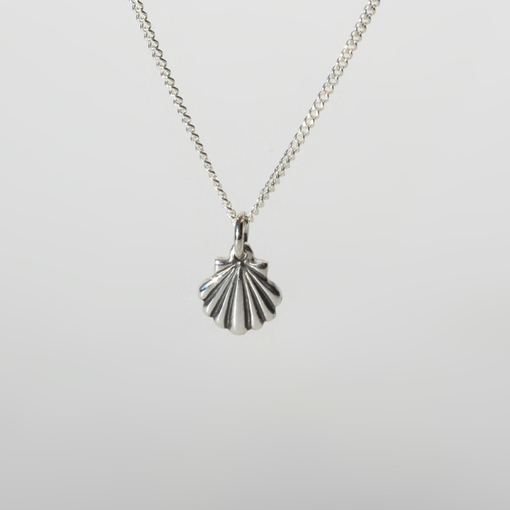 Seashell Necklace Silver