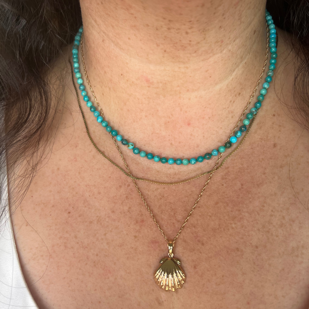 Turquoise Beaded Necklace
