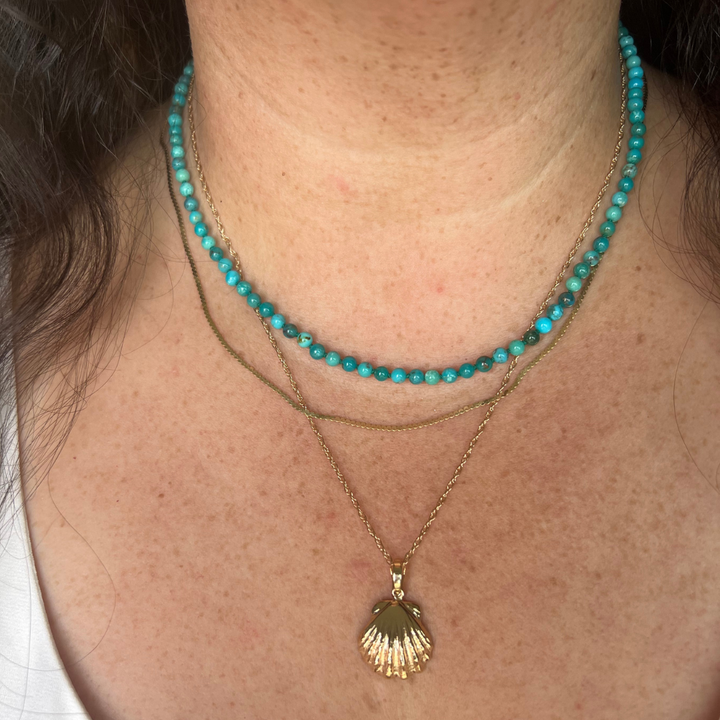 Turquoise Beaded Necklace