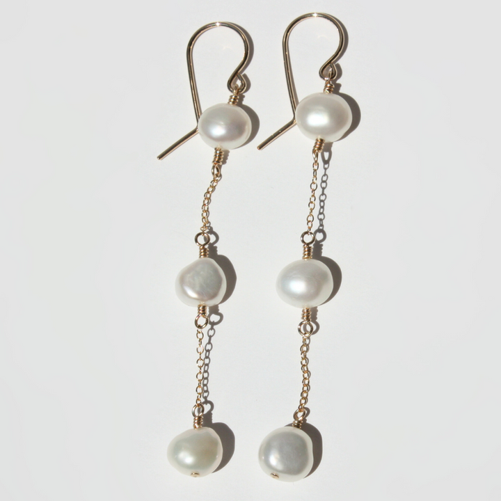 Pearl Drop Dangling Earrings